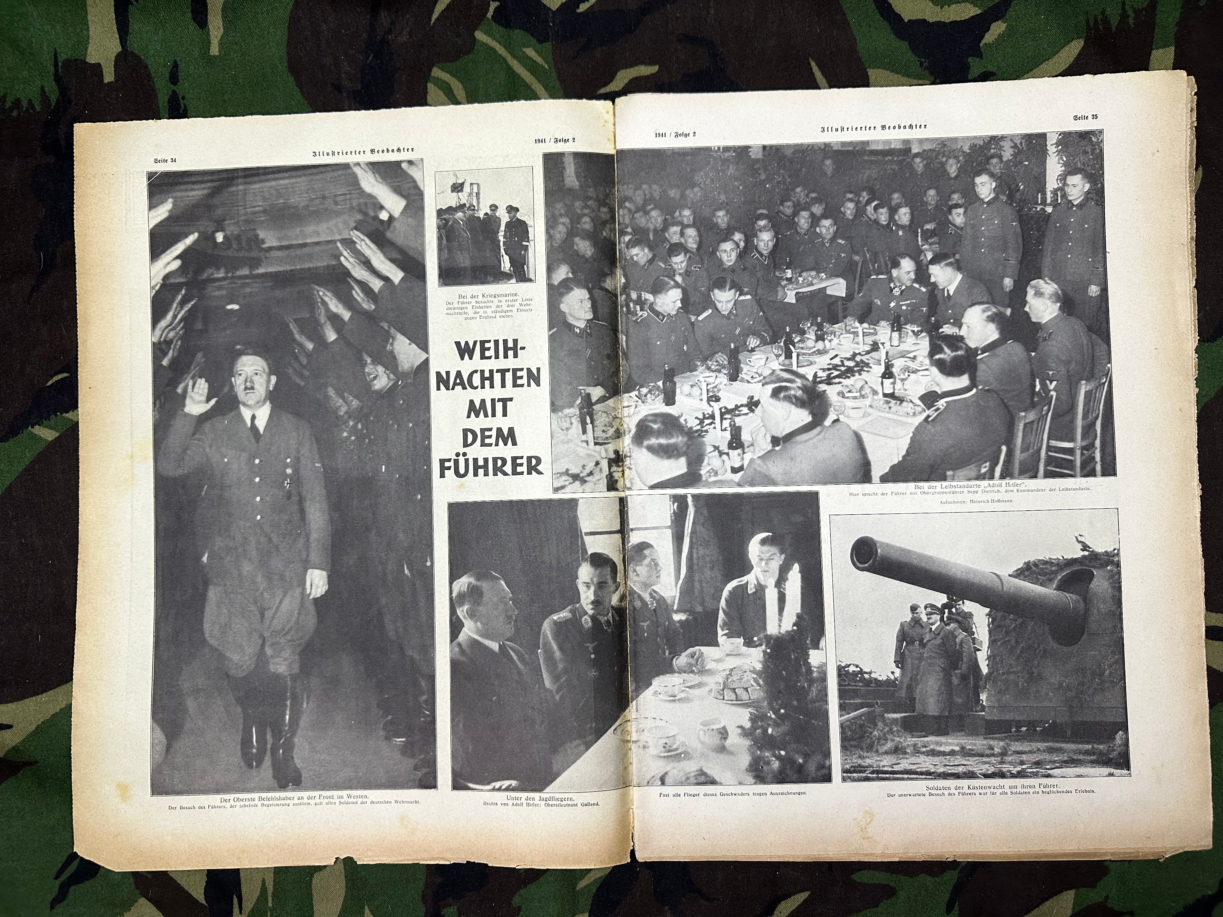 JB Juustrierter Beobachter NSDAP Magazine Original WW2 German - 9th January 1941 - The Militaria Shop