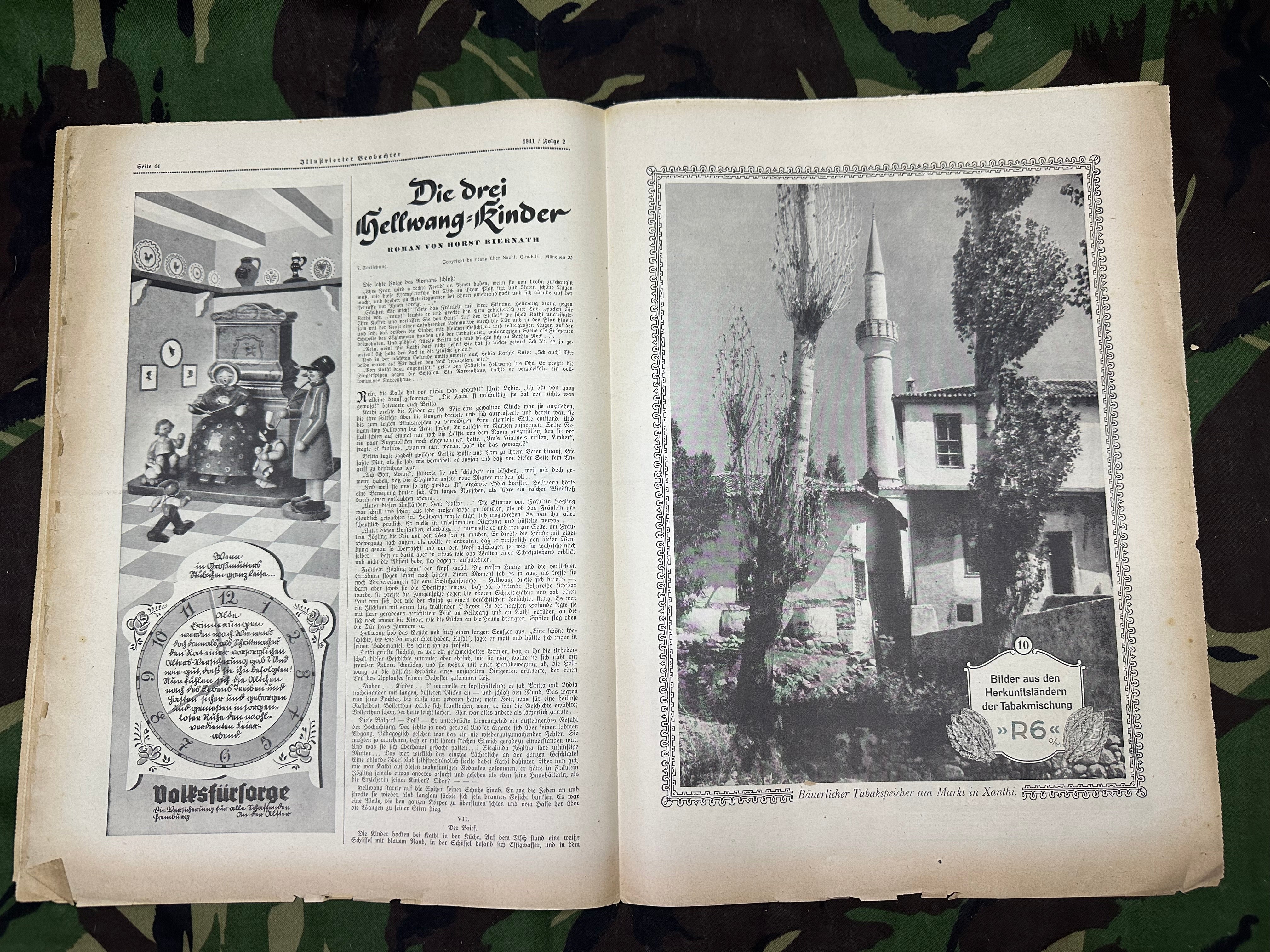 JB Juustrierter Beobachter NSDAP Magazine Original WW2 German - 9th January 1941 - The Militaria Shop