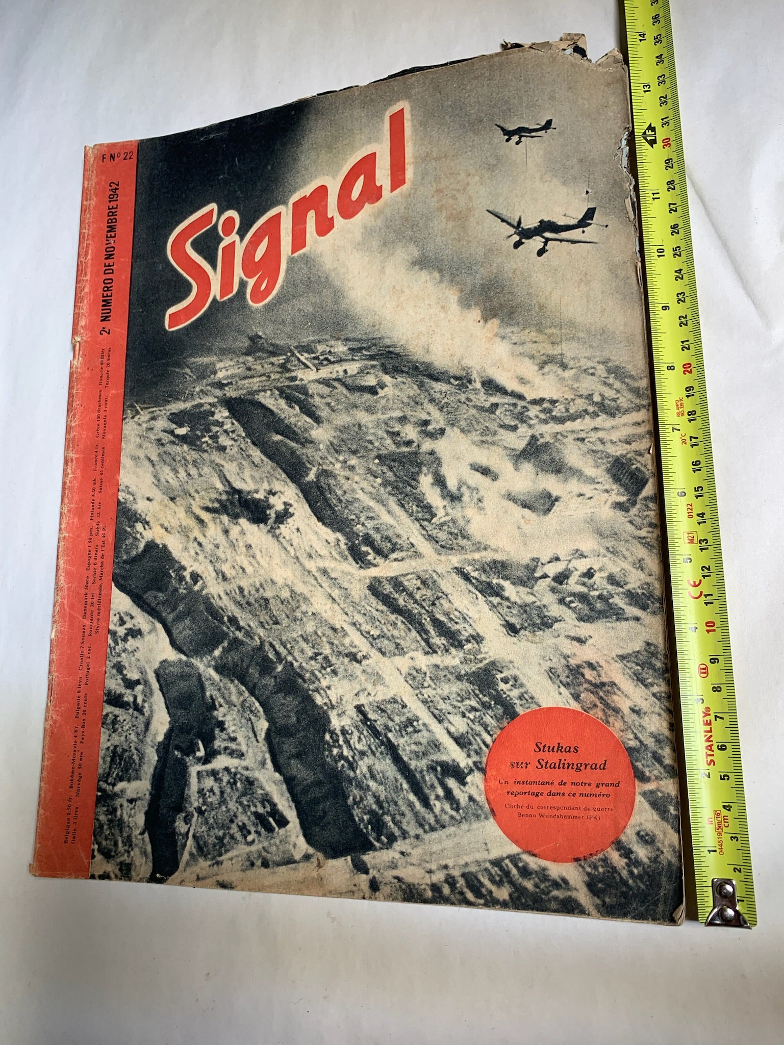 Original French Language WW2 German Signal Magazine - December 1942 - The Militaria Shop