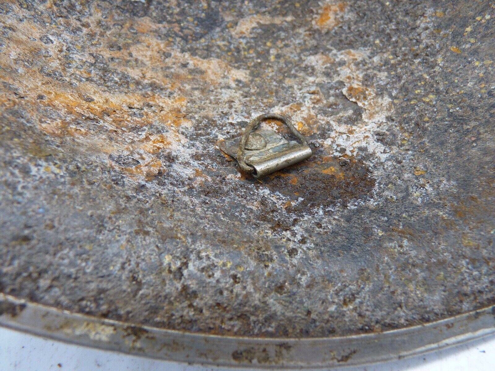 Original WW2 British / Canadian Army Mk3 High Rivet Turtle Army Combat Helmet - The Militaria Shop