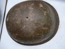 Load image into Gallery viewer, Original WW2 British / Canadian Army Mk3 High Rivet Turtle Army Combat Helmet - The Militaria Shop