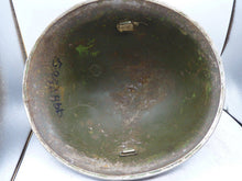 Load image into Gallery viewer, Original WW2 British / Canadian Army Mk3 High Rivet Turtle Army Combat Helmet - The Militaria Shop