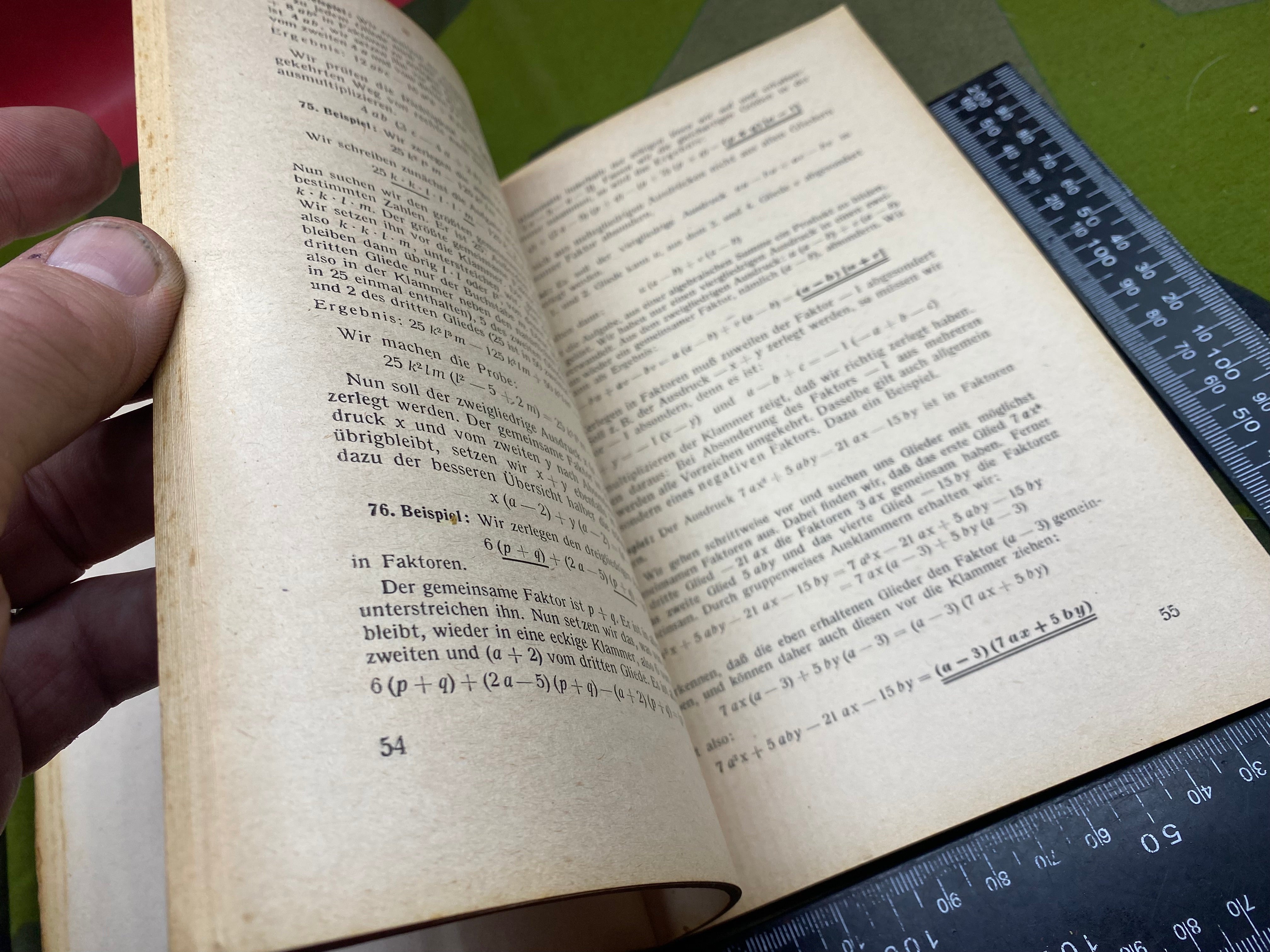 Original WW2 German Army - 1942 Dated Technical Manual for Engineering School - The Militaria Shop