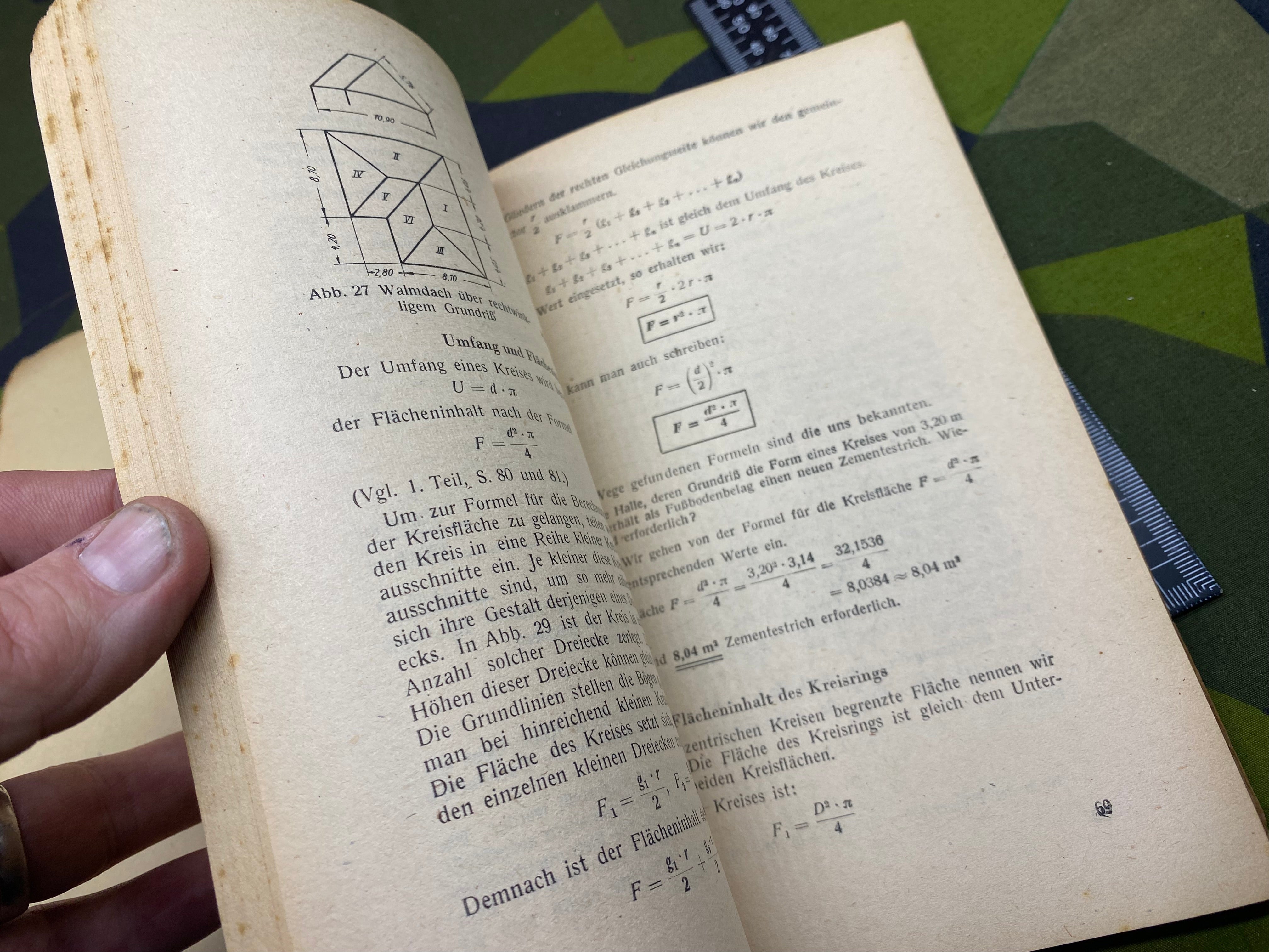 Original WW2 German Army - 1944 Dated Technical Manual 3 for Engineering School - The Militaria Shop