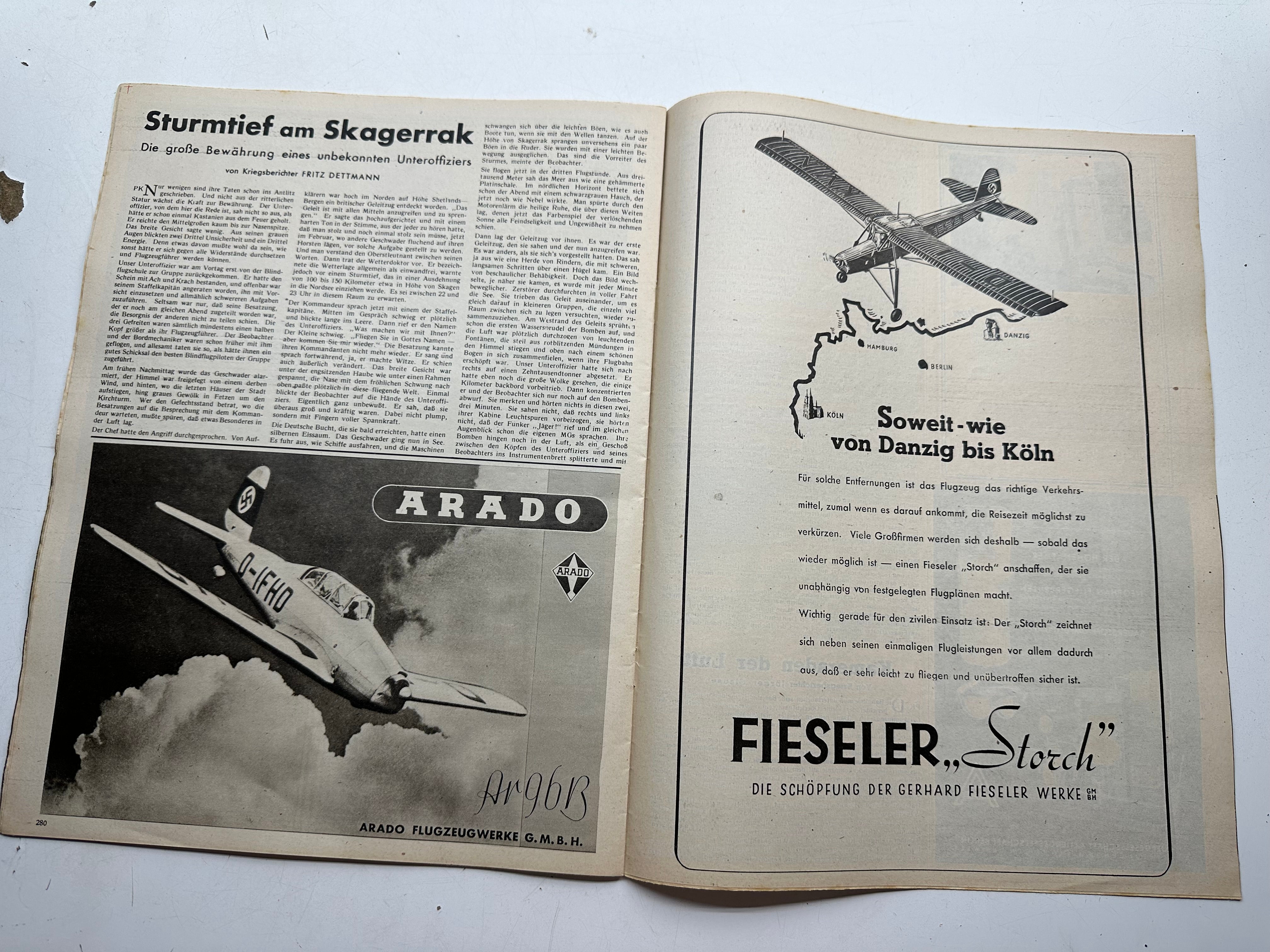 Original WW2 German Army Der Adler Propaganda Magazine - 4th May 1943 - The Militaria Shop