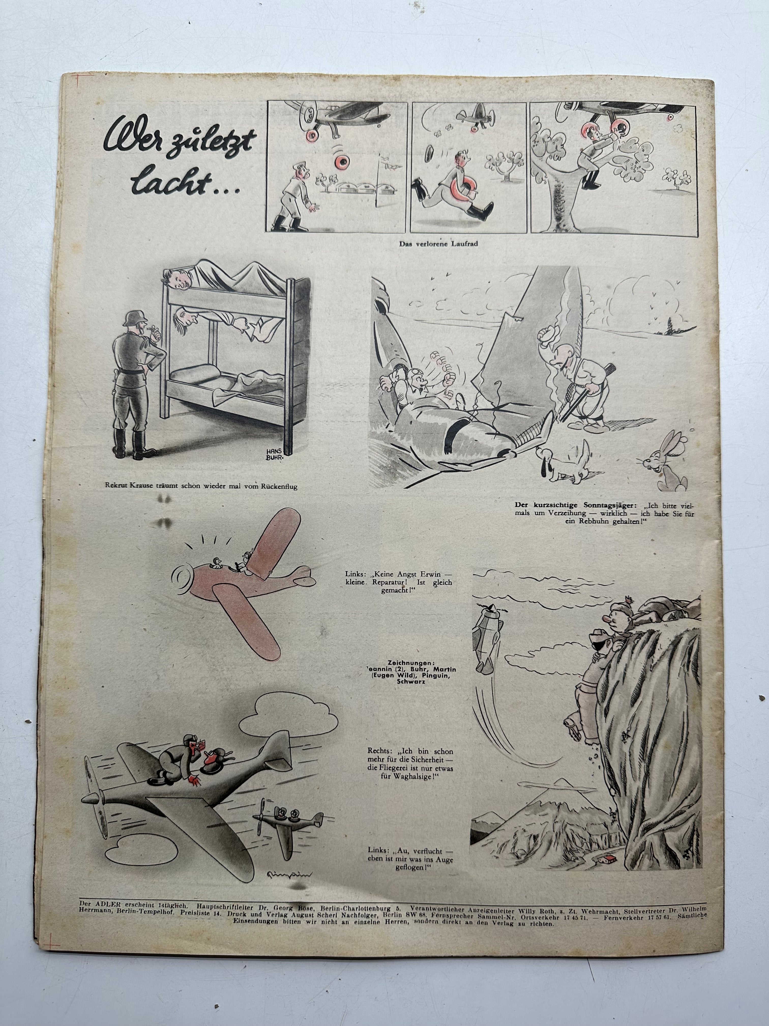 Original WW2 German Army Der Adler Propaganda Magazine - 4th May 1943 - The Militaria Shop