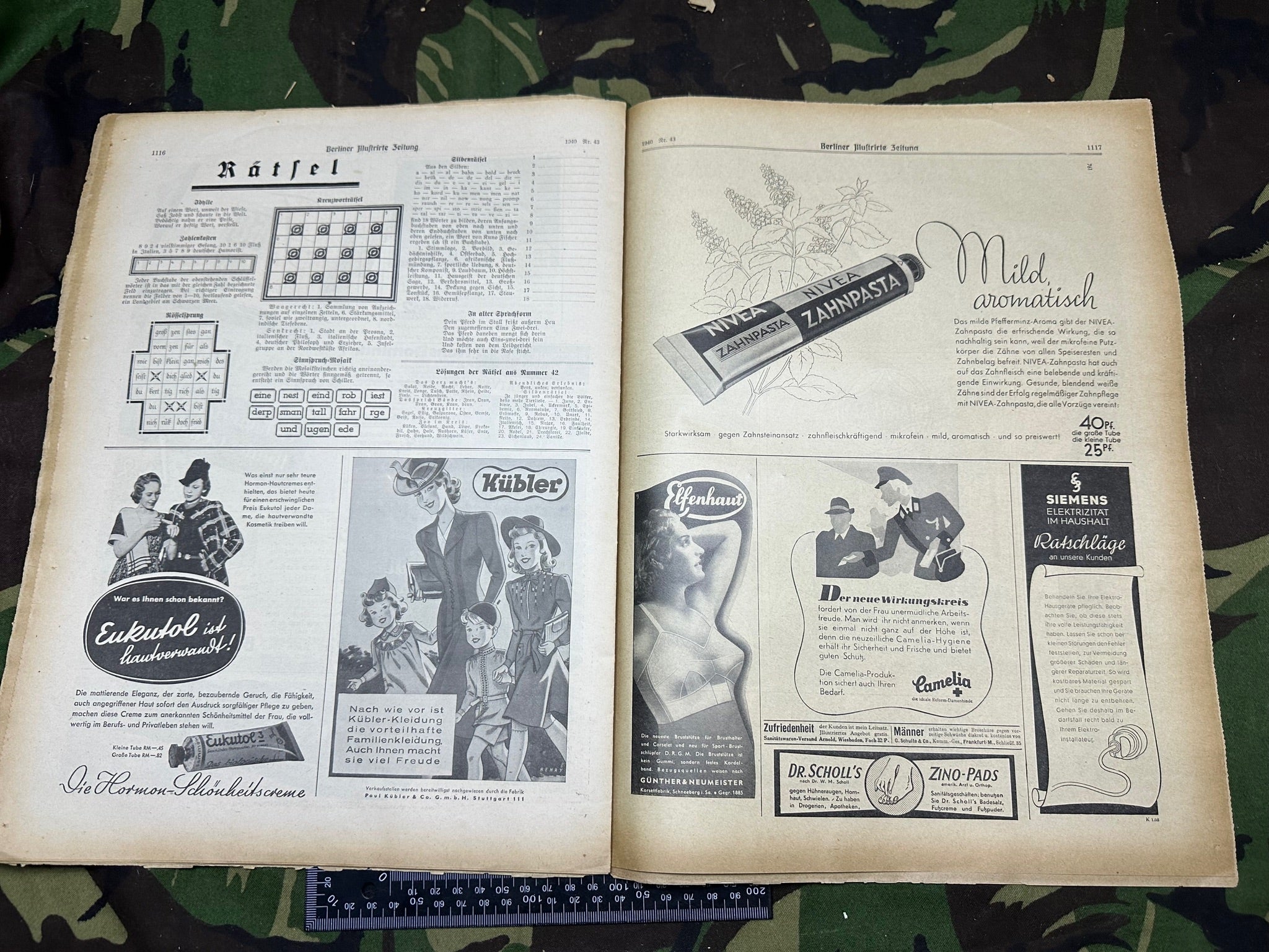Original WW2 German Berlin Illustrated Political Newspaper - 24th October 1940 - The Militaria Shop