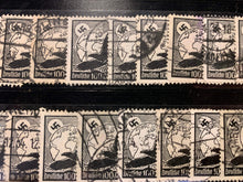 Charger l'image dans la galerie, Original WW2 German Deutsche Reich 100 Luftpost Postage Stamp (Black) - The Militaria Shop