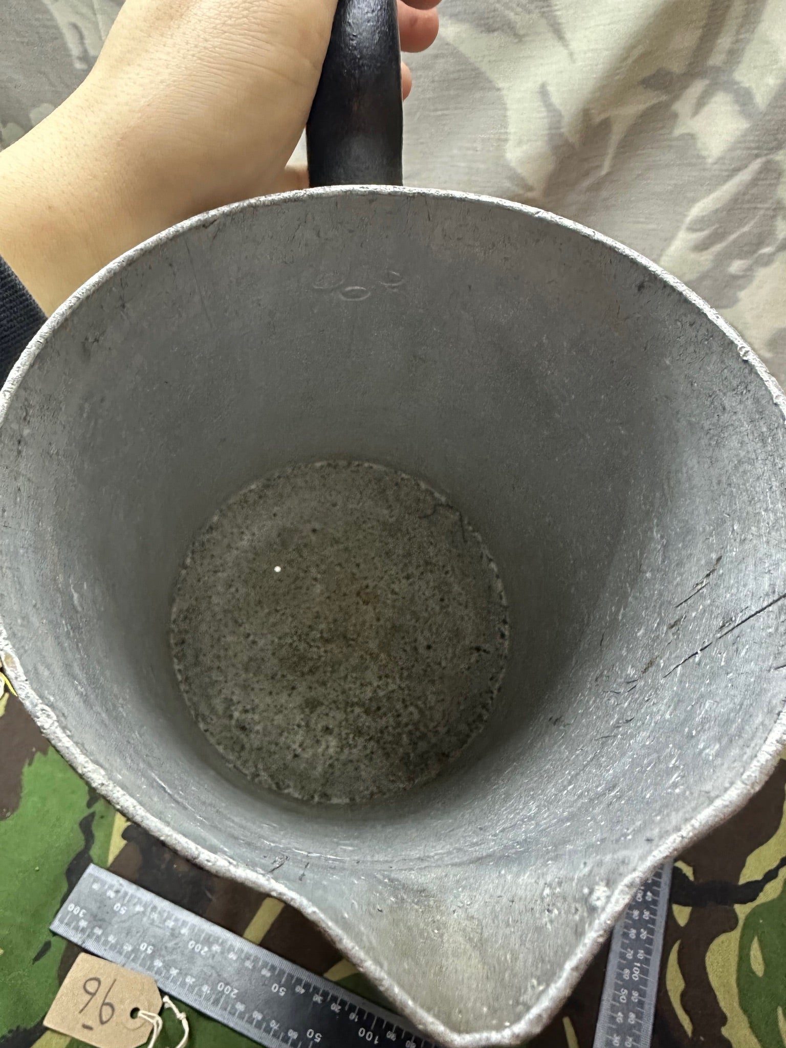 Original WW2 German Luftwaffe F.L.U.V Alloy Water Jug 1940 Dated - The Militaria Shop