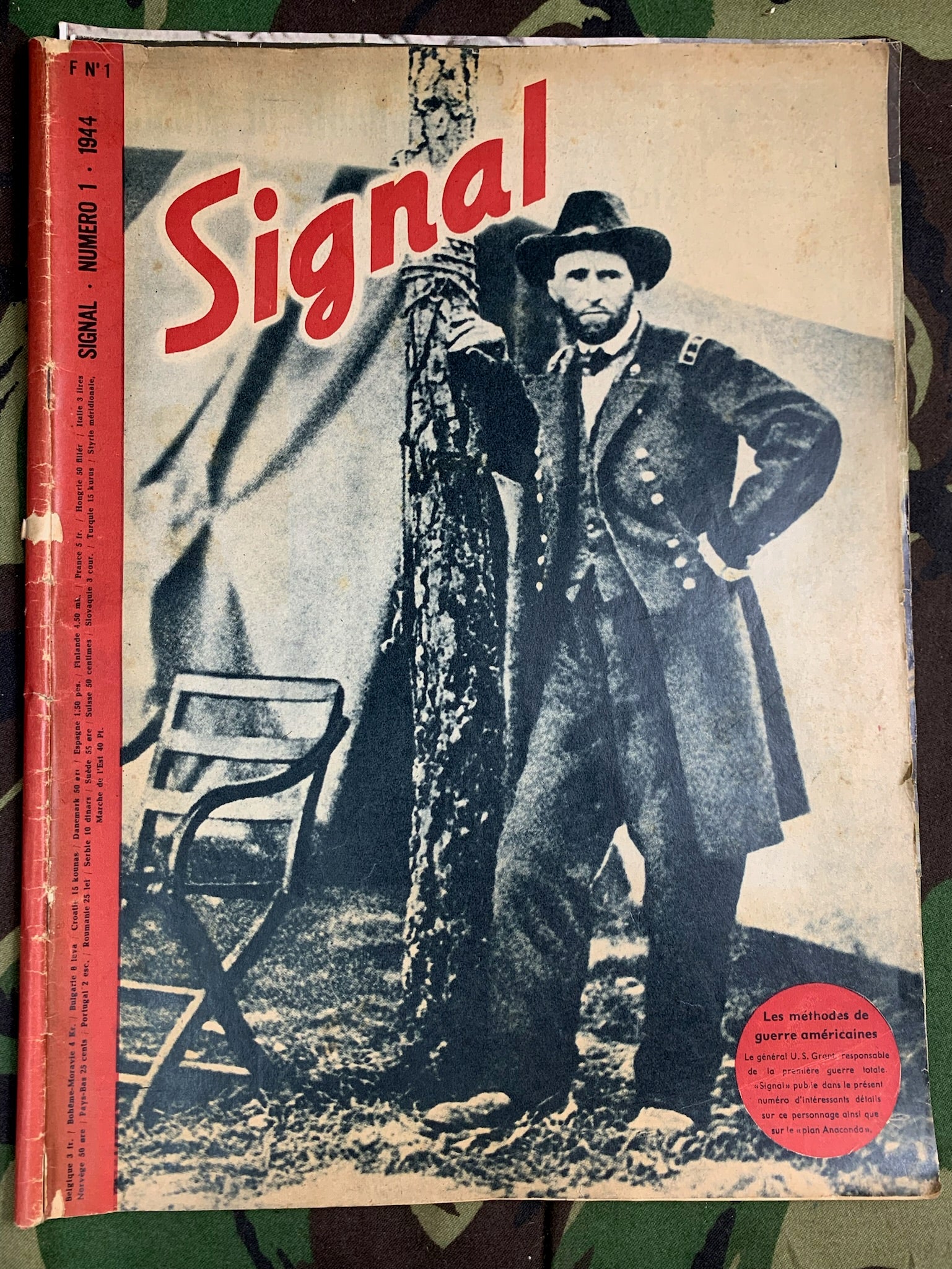 Original WW2 German Signal Magazine - No.1 1944 - The Militaria Shop