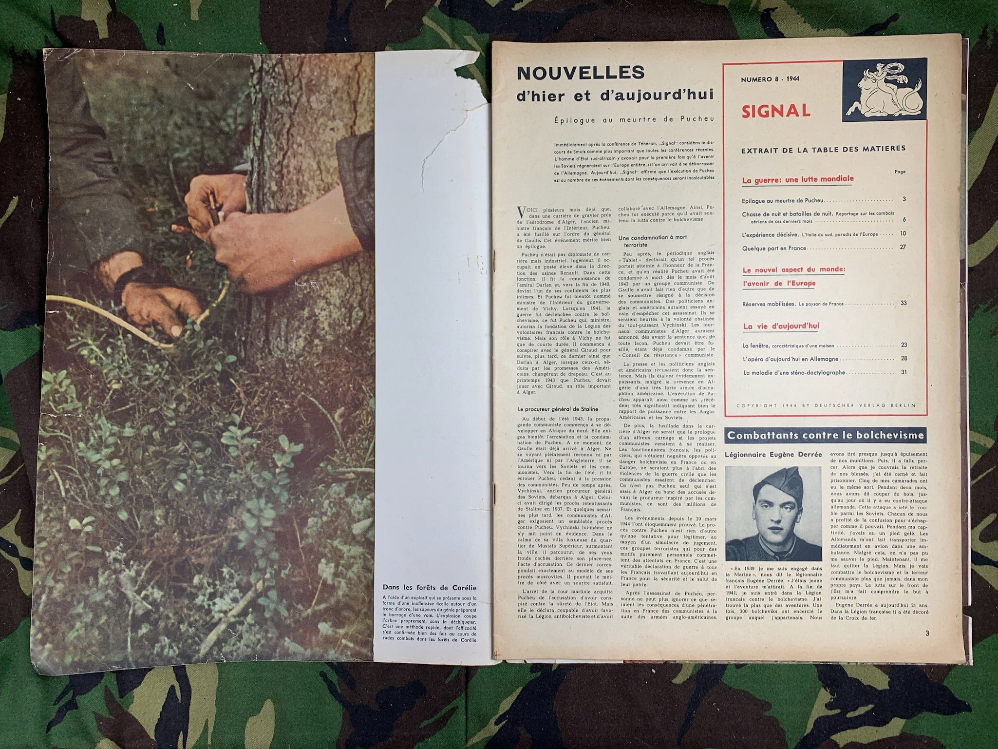 Original WW2 German Signal Magazine - No.8 1944 - The Militaria Shop