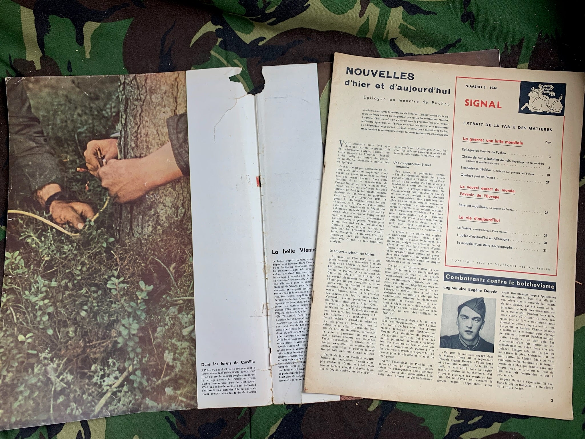 Original WW2 German Signal Magazine - No.8 1944 - The Militaria Shop