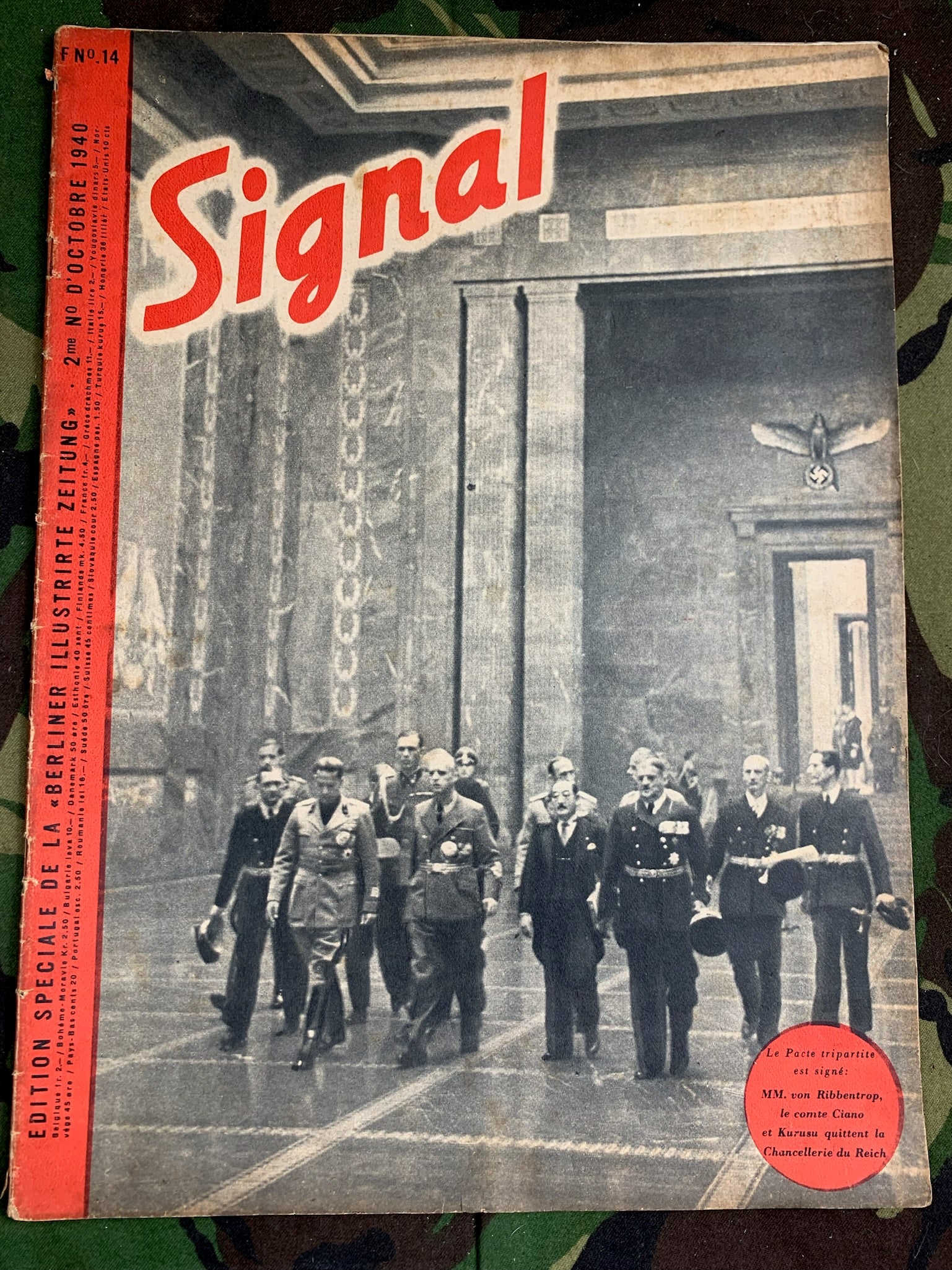Original WW2 German Signal Magazine - October 1940 - The Militaria Shop