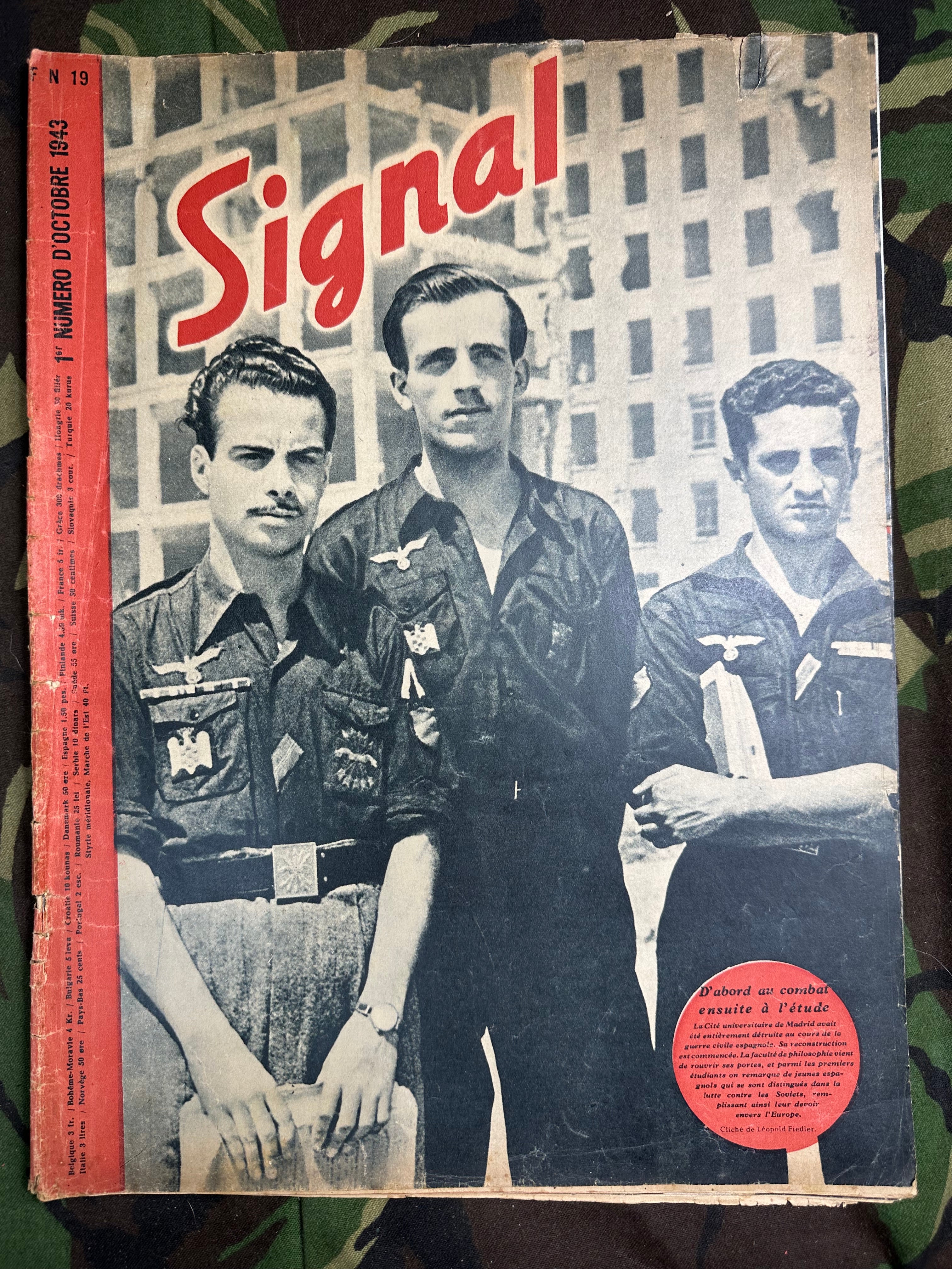Original WW2 German Signal Magazine - October 1943 - The Militaria Shop