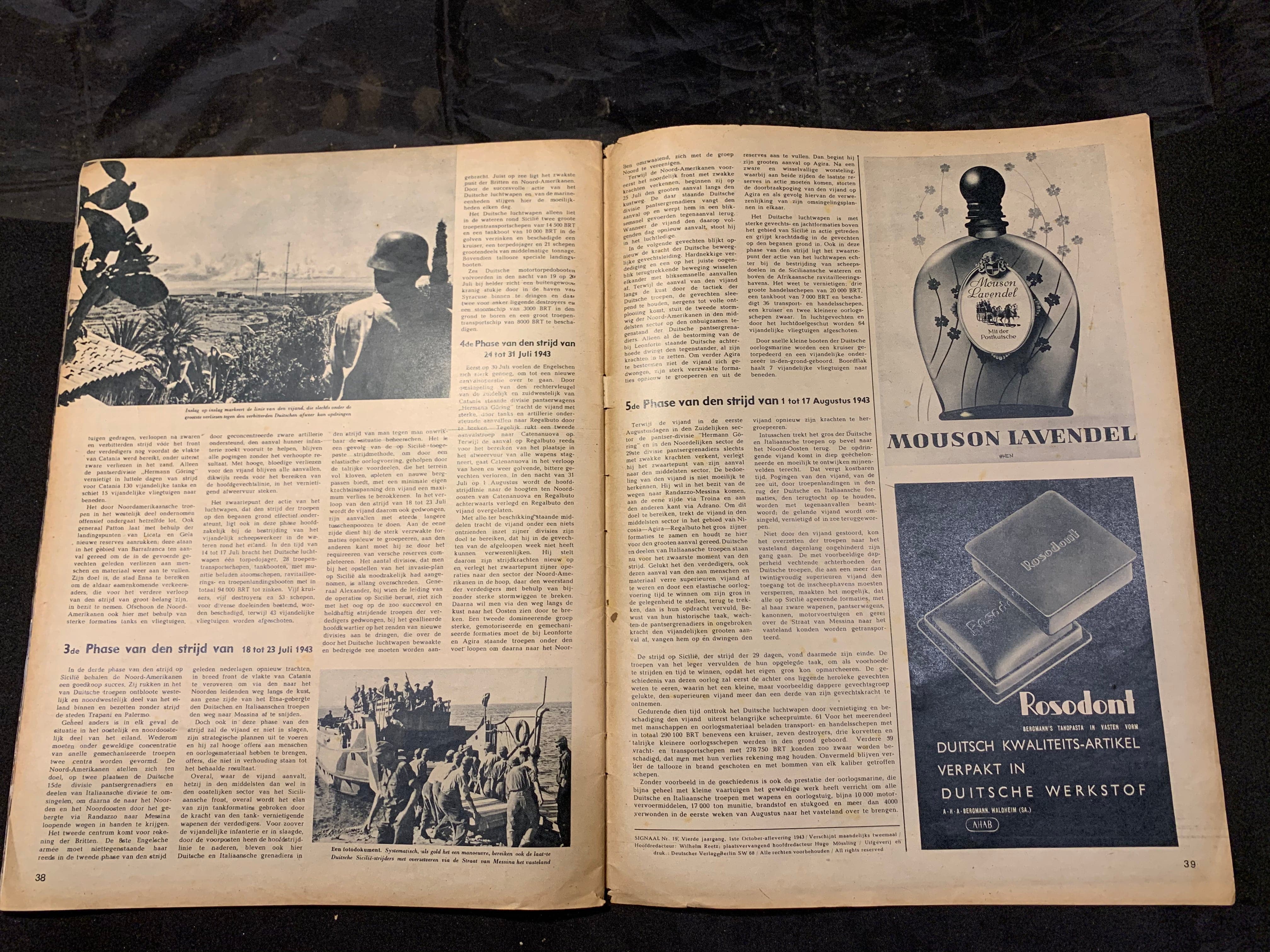 Signaal Magazine Original WW2 German - 1st October 1943 - #89 - The Militaria Shop