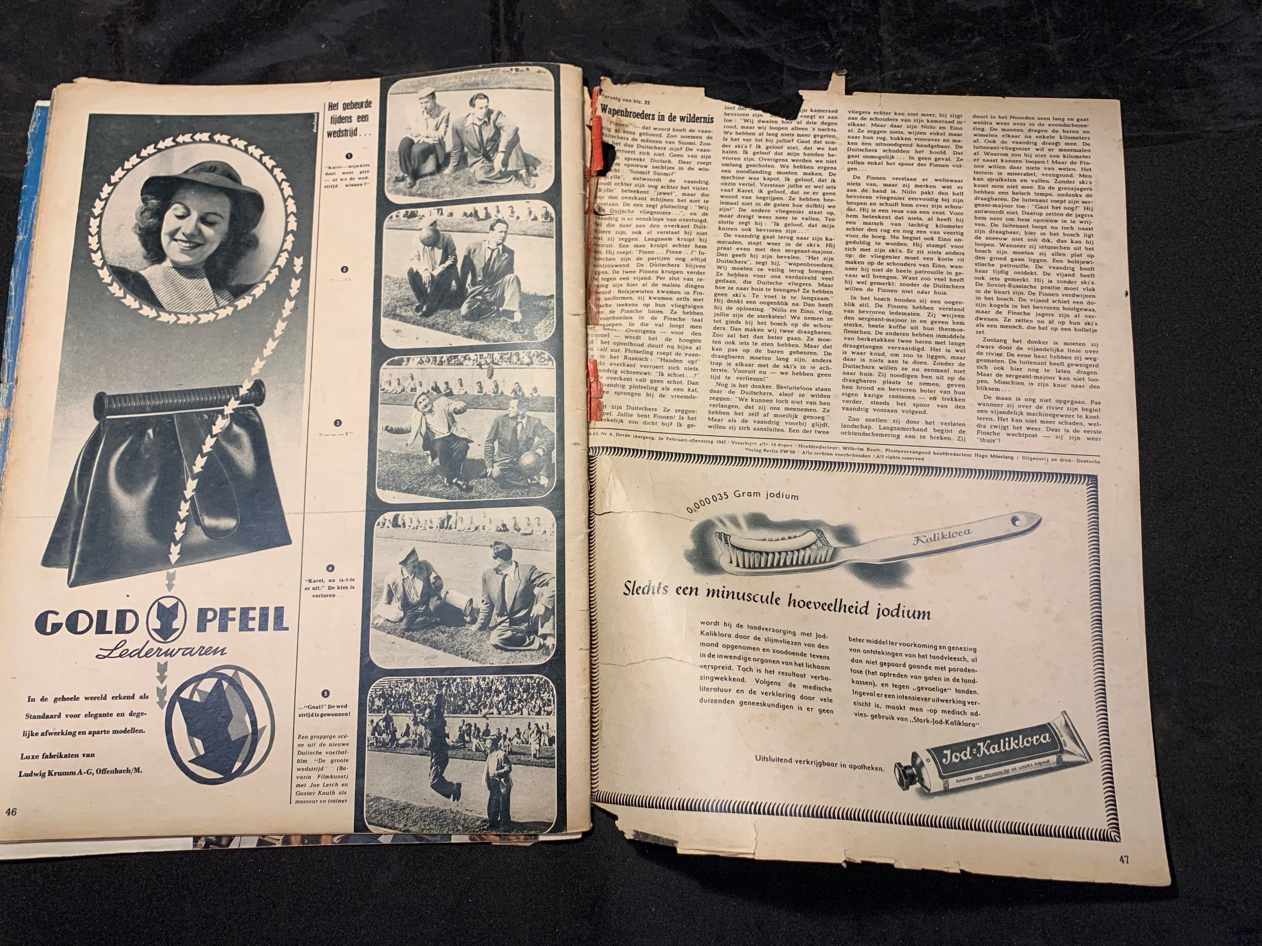 Signaal Magazine Original WW2 German - 2nd February 1942 - #83 - The Militaria Shop