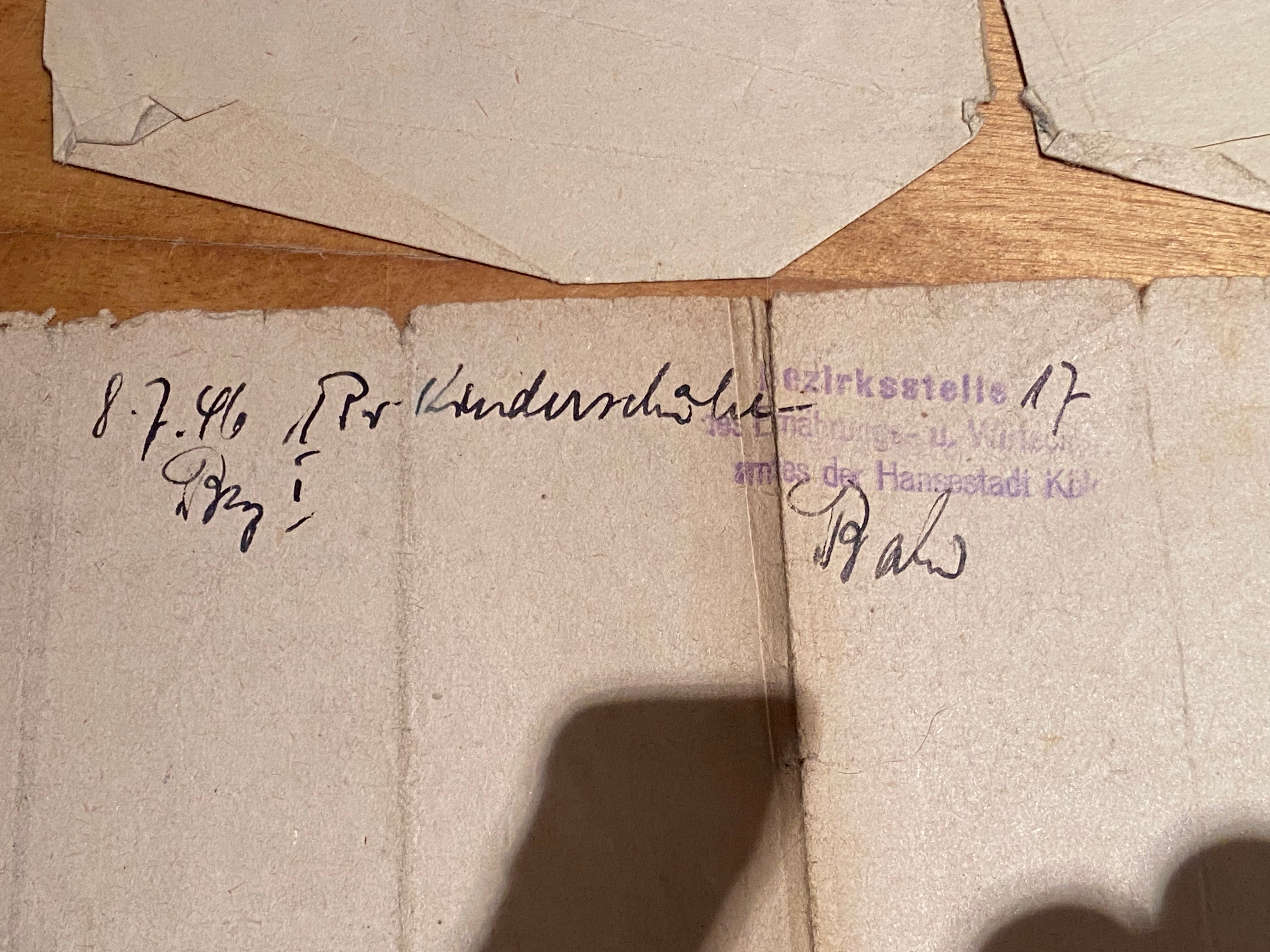 WW2 German / British Occupation of Germany - Military Documents. Interesting Group. - The Militaria Shop