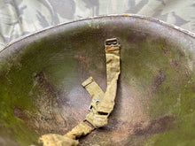 Load image into Gallery viewer, Original WW2 Canadian / British Army Mk3 High Rivet Turtle Helmet - The Militaria Shop