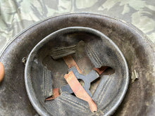 Load image into Gallery viewer, Original WW2 Canadian / British Army Mk3 High Rivet Turtle Helmet & Liner - The Militaria Shop