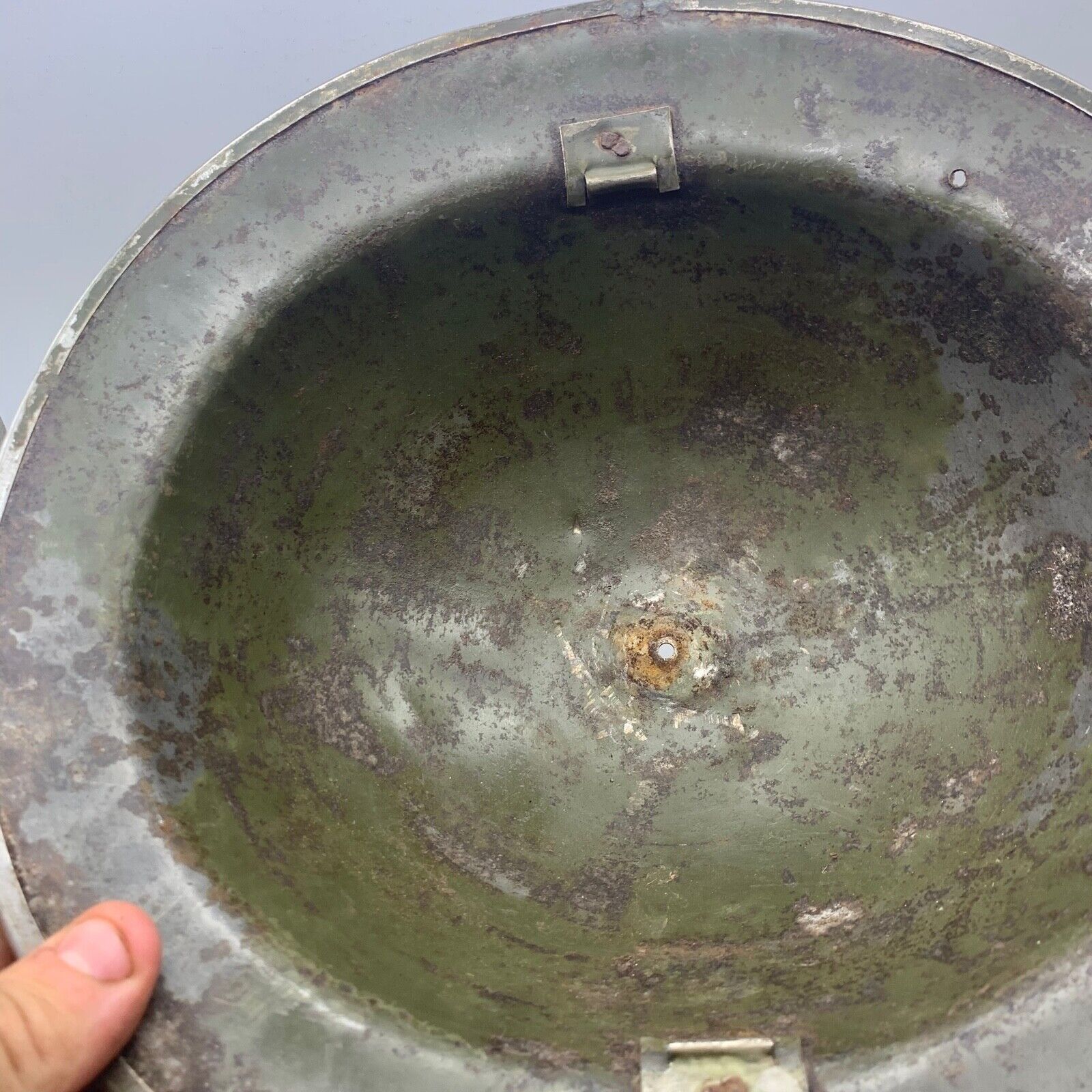 Original WW2 South African Army Mk2 Brodie Helmet - British Style Combat Helmet - The Militaria Shop