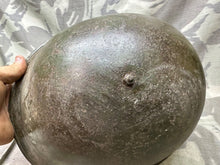 Load image into Gallery viewer, Original WW2 Canadian / British Army Mk3 High Rivet Turtle Helmet & Liner - The Militaria Shop