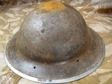 Load image into Gallery viewer, Original WW2 British Style South African Mk2 Army Combat Helmet - The Militaria Shop