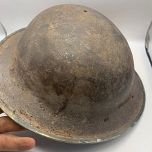 Load image into Gallery viewer, Original WW2 South African Army Mk2 Brodie Helmet - British Style Combat Helmet - The Militaria Shop