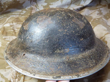 Load image into Gallery viewer, Original WW2 British Style South African Mk2 Army Combat Helmet - The Militaria Shop