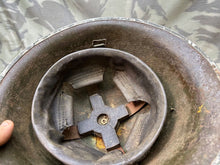 Load image into Gallery viewer, Original WW2 British / Canadian Army Mk3 High Rivet Turtle Helmet & Liner - The Militaria Shop