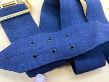 Charger l'image dans la galerie, British Army Post 1953 - Dress Uniform Navy Blue Belt and Staybrite Buckle. - The Militaria Shop