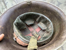 Load image into Gallery viewer, Original WW2 Era British Army Mk4 Turtle Helmet - The Militaria Shop
