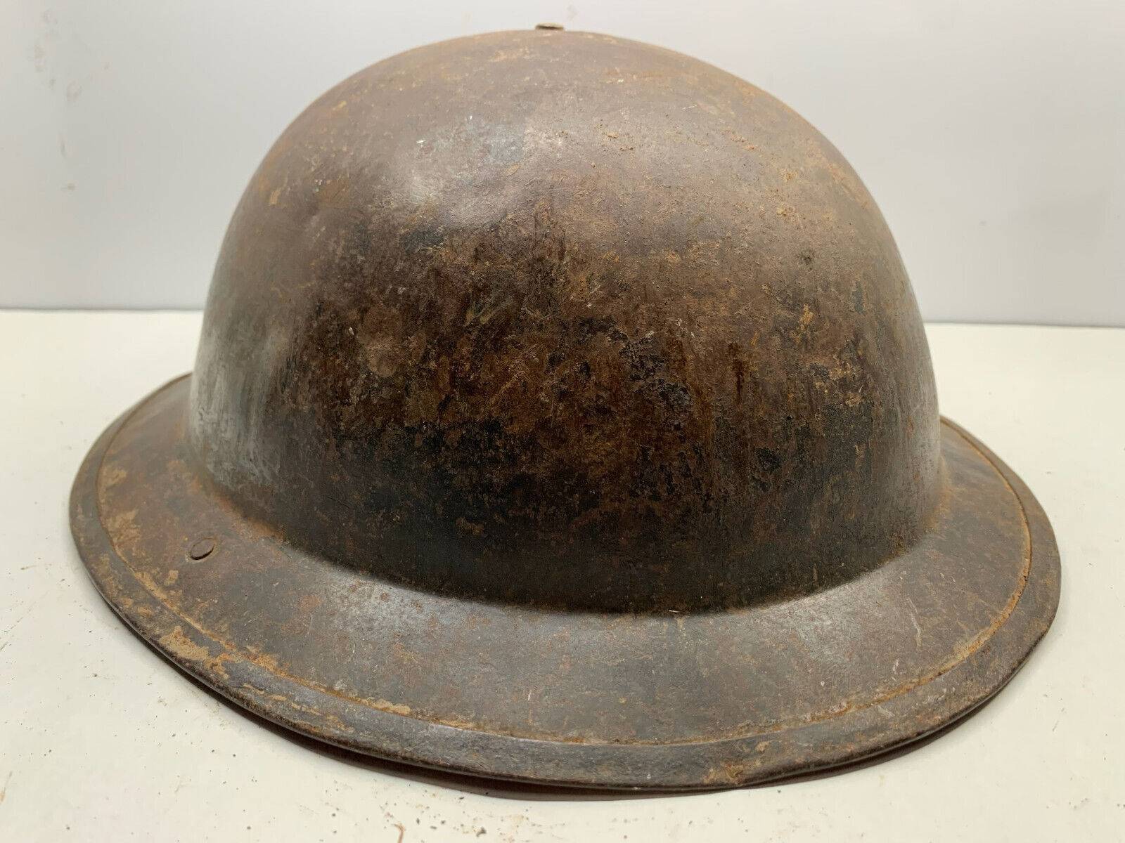 Original British Army Mk1 Brodie Helmet WW1 WW2 Combat Sevice Helmet