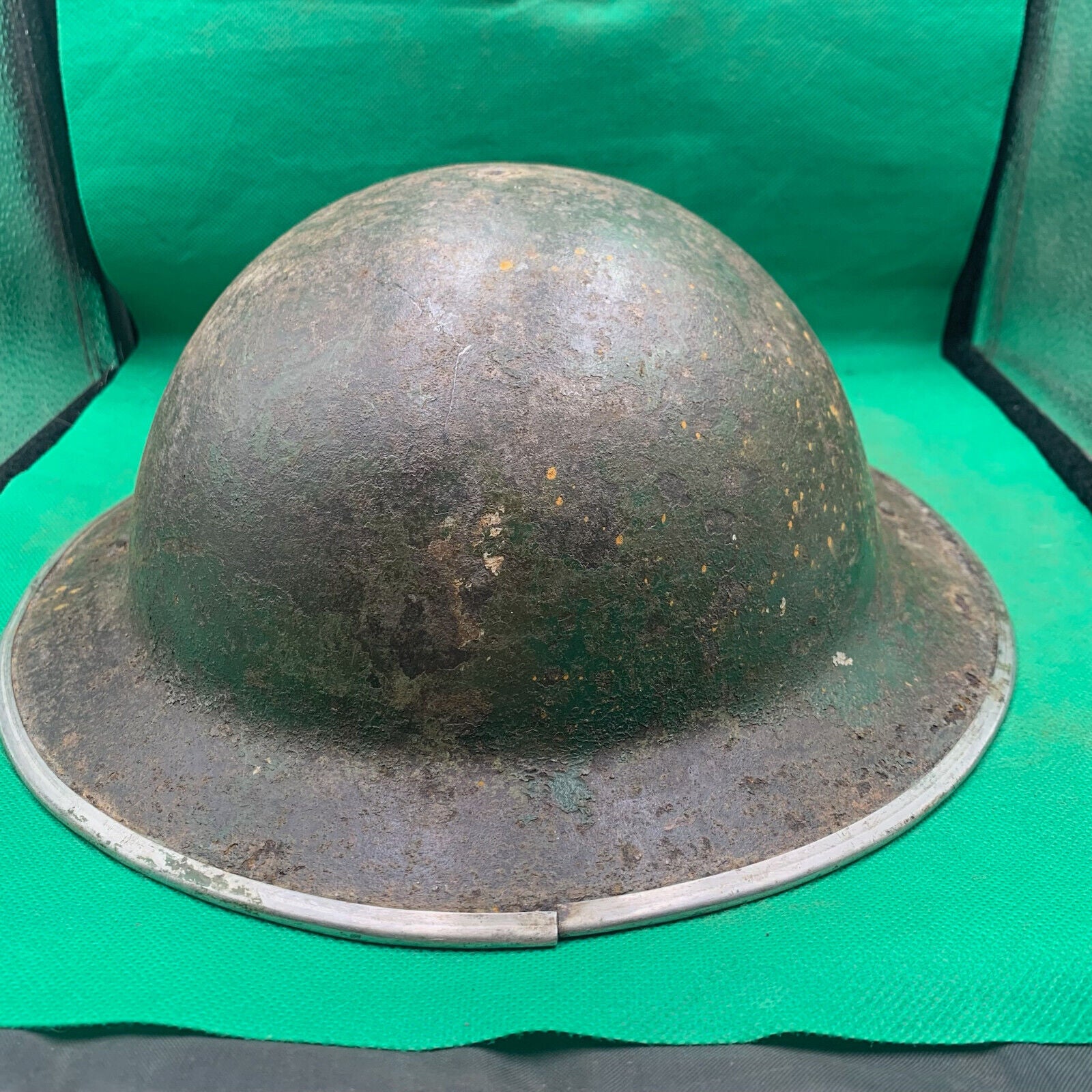 Original WW2 British Army Mk2 Brodie Combat Helmet The Militaria