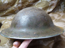 Load image into Gallery viewer, Original WW2 British Style South African Mk2 Army Combat Helmet - The Militaria Shop