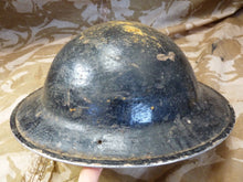 Load image into Gallery viewer, Original WW2 British Style South African Mk2 Army Combat Helmet - The Militaria Shop