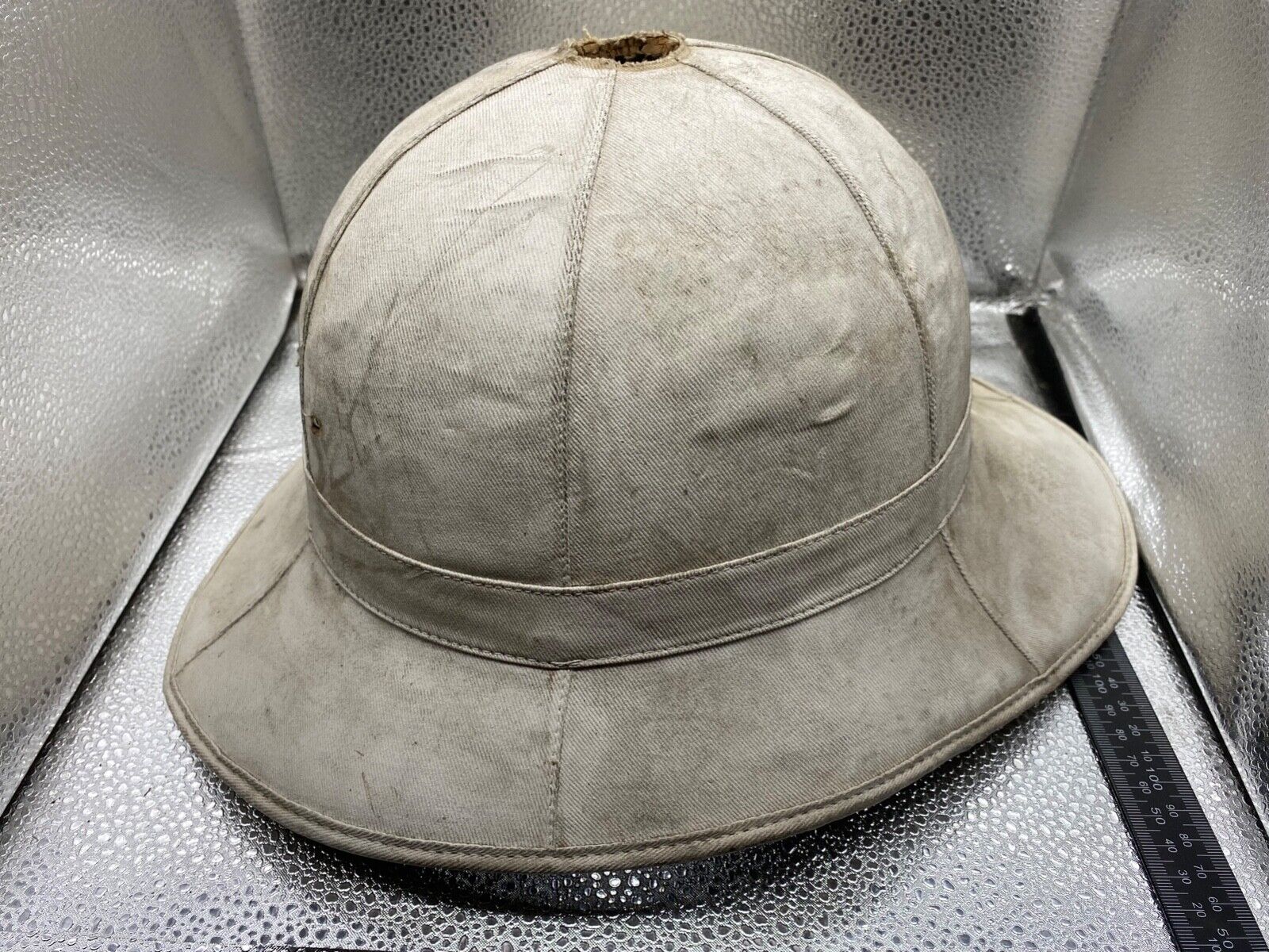 British army pith store helmet