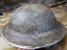 Load image into Gallery viewer, Original WW2 British Style South African Mk2 Army Combat Helmet - The Militaria Shop