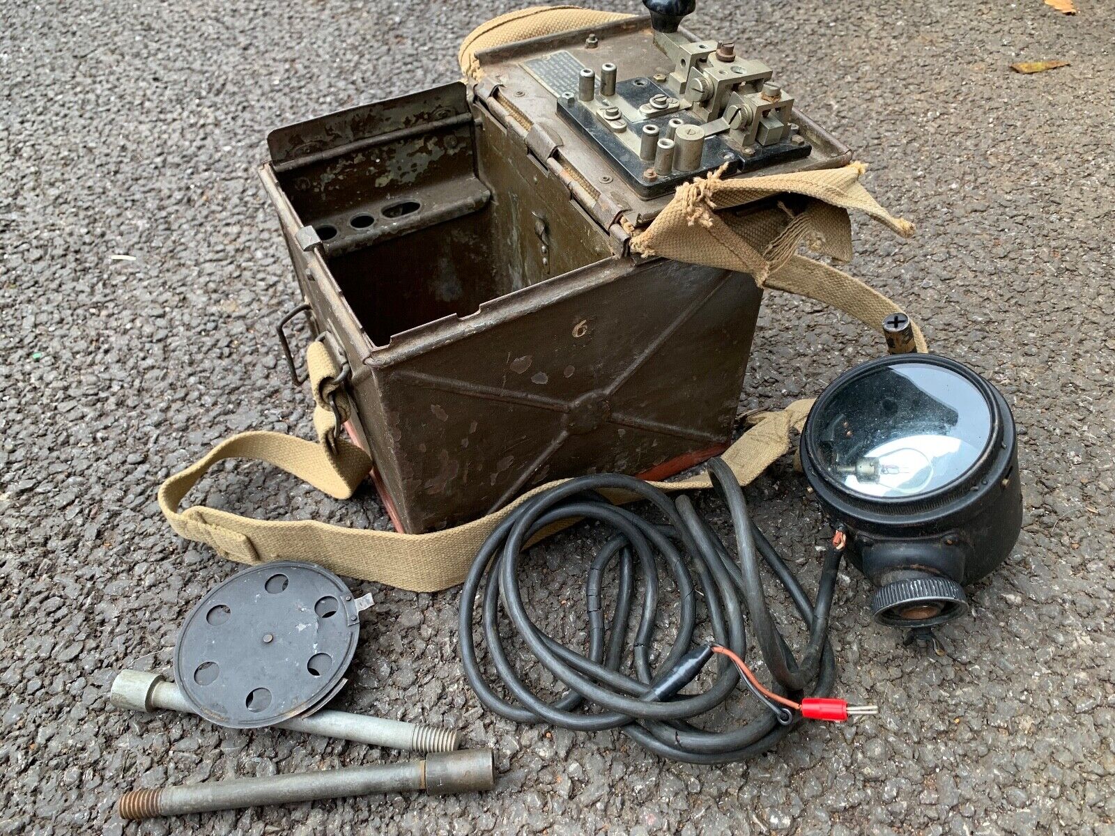 WW2 British ALDIS Lamp Signalling Daylight Short Range MLU