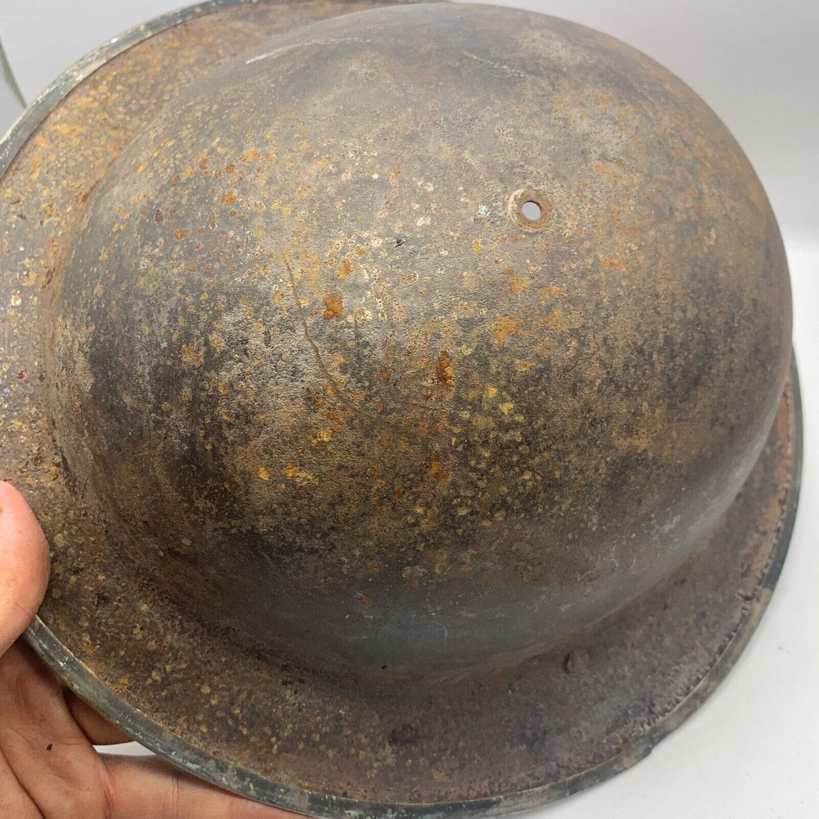 Original WW2 South African Army Mk2 Brodie Helmet - British Style Combat Helmet - The Militaria Shop