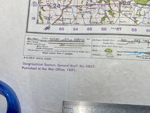 Load image into Gallery viewer, WW2 British Army 1931 dated MILITARY EDITION General Staff map RIVER TORRIDGE. - The Militaria Shop