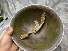 Load image into Gallery viewer, Original WW2 Canadian / British Army Mk3 High Rivet Turtle Helmet - The Militaria Shop