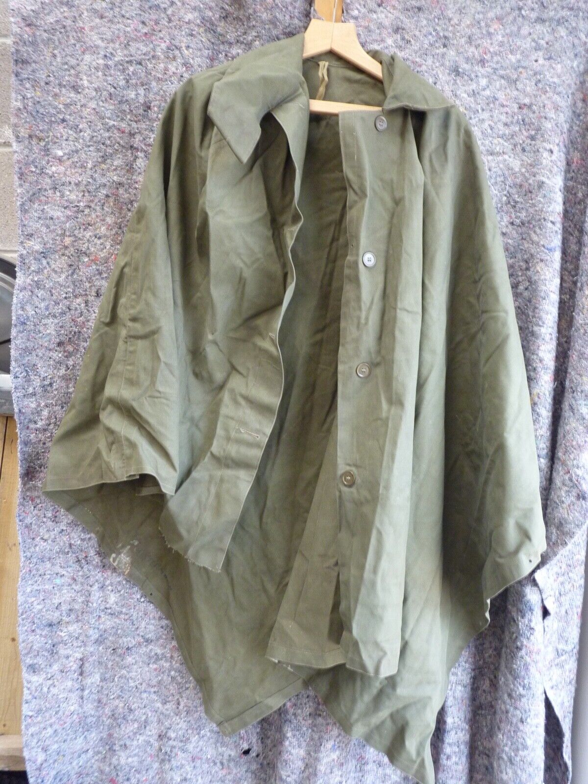 Army cheap rain coat