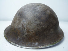Load image into Gallery viewer, Mk3 Canadian / British Army Original WW2 Turtle Helmet High Rivet - The Militaria Shop