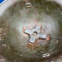 Load image into Gallery viewer, WW2 Canadian Army Mk3 Turtle Helmet - Original Helmet Shell - High Rivet - The Militaria Shop