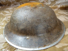 Load image into Gallery viewer, Original WW2 British Style South African Mk2 Army Combat Helmet - The Militaria Shop