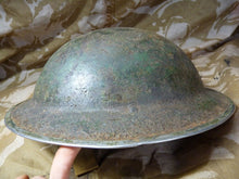 Load image into Gallery viewer, Original WW2 British Style South African Mk2 Army Combat Helmet - The Militaria Shop