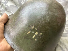Load image into Gallery viewer, Original WW2 Era British Army Mk4 Turtle Helmet - The Militaria Shop
