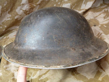 Load image into Gallery viewer, Original WW2 British Style South African Mk2 Army Combat Helmet - The Militaria Shop