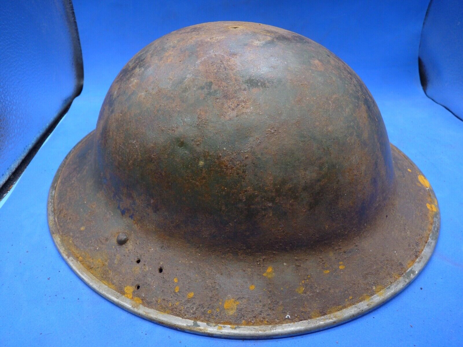 Original WW2 British Army Mk2 Civil Defence Brodie Combat Helmet