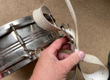 Charger l'image dans la galerie, Cold War ERA Soviet Union Army marching drum with matching belt and buckle - The Militaria Shop